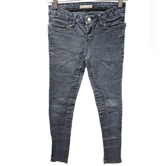 Wax Biker Style Skinny Jeans Sz 3 - Picture 1 of 11